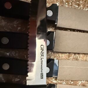 Black Kitchen Knife Set